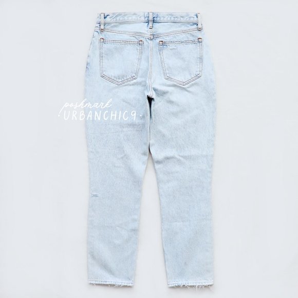 SOLD ABERCROMBIE High Rise Mom Jean Acid 28L - Picture 7 of 16